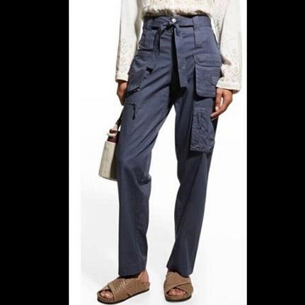 Johnny Was Pete & Greta Dark Grey Cargo Pants Size 6